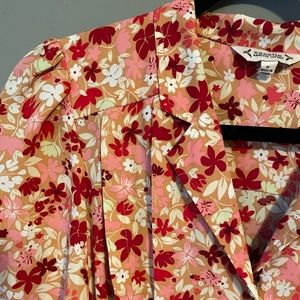 Nanette Lepore Floral Print Button Front Dress